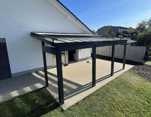 hliníková pergola deluxe ve Zlíně